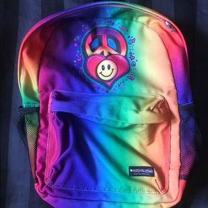 🌈Peace & Love Rainbow Color Backpack🌈